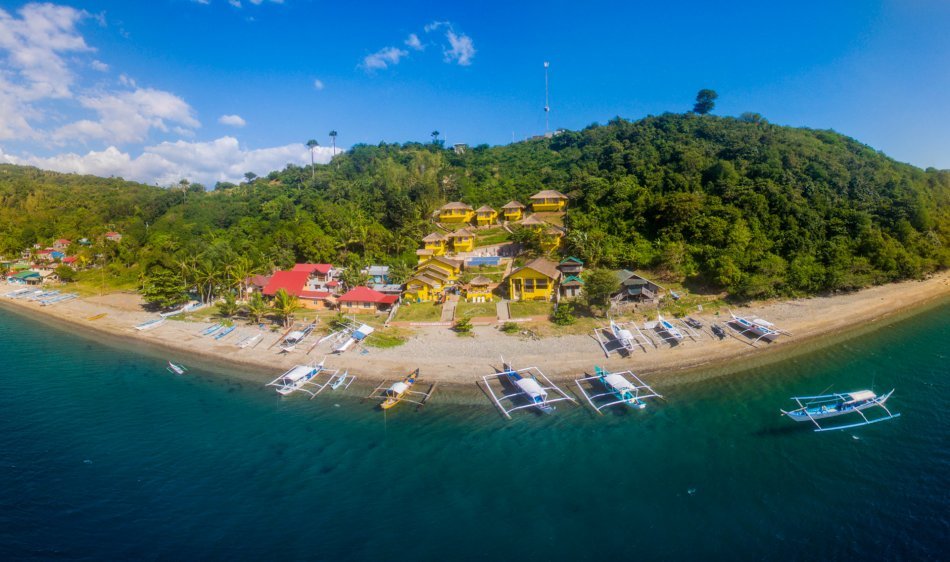 Buceo Anilao Beach & Dive Resort - Deluxe Cabana met zeezicht