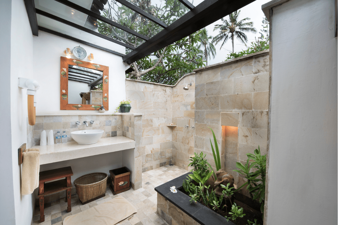 Lotus Bungalows - Badkamer Lotus Bungalows